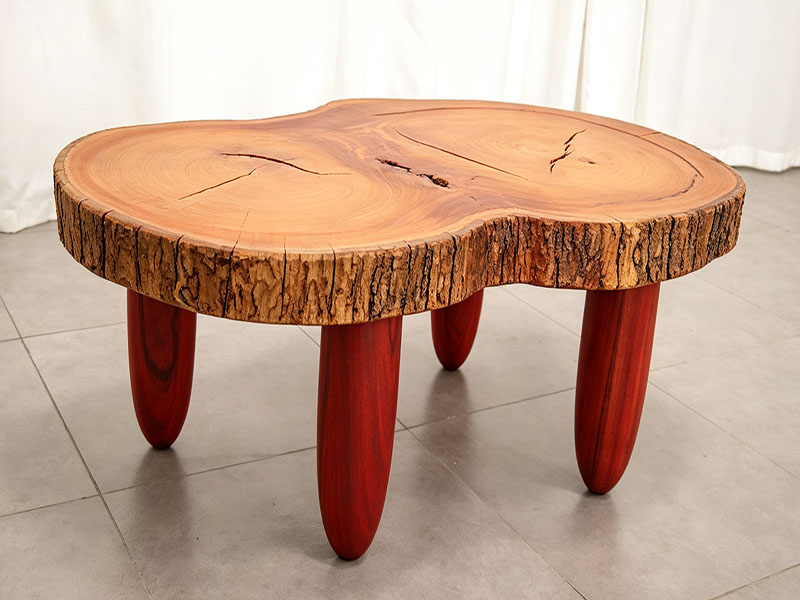 Japanese Zelvoka slice coffee table