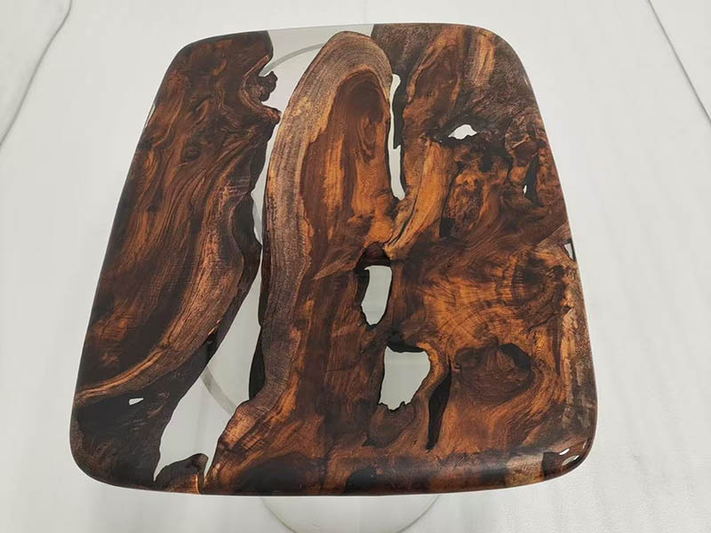 kassod wood resin coffee table