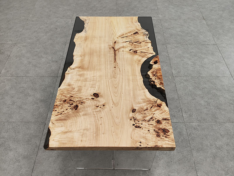 solid wood coffee table